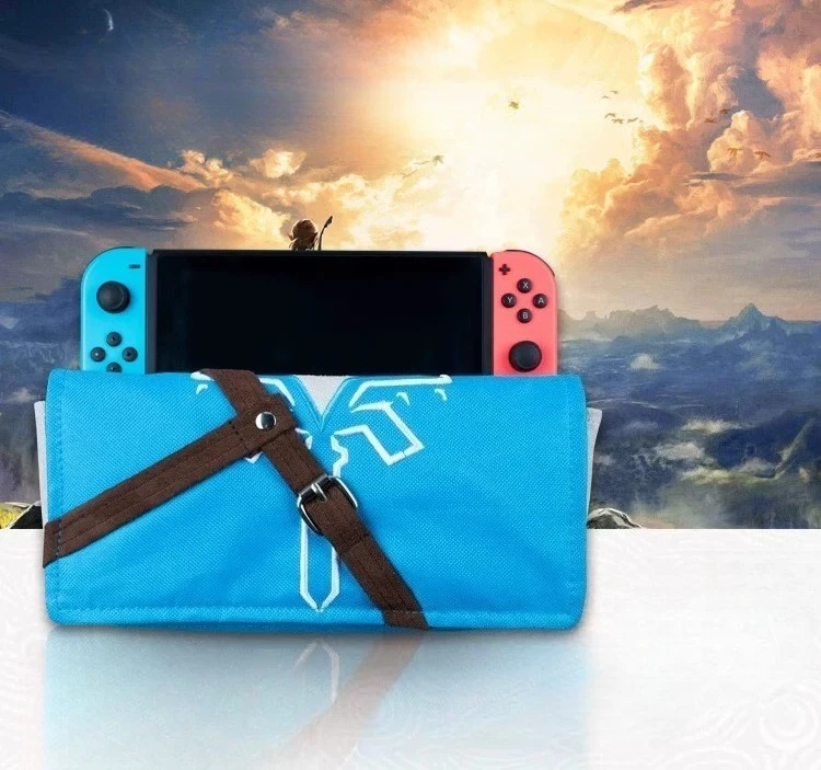 

Anime Zelda Cosplay Storage Bag for Switch Oled Lite Carrying Portable Travel Bag Game Accessories Gifts