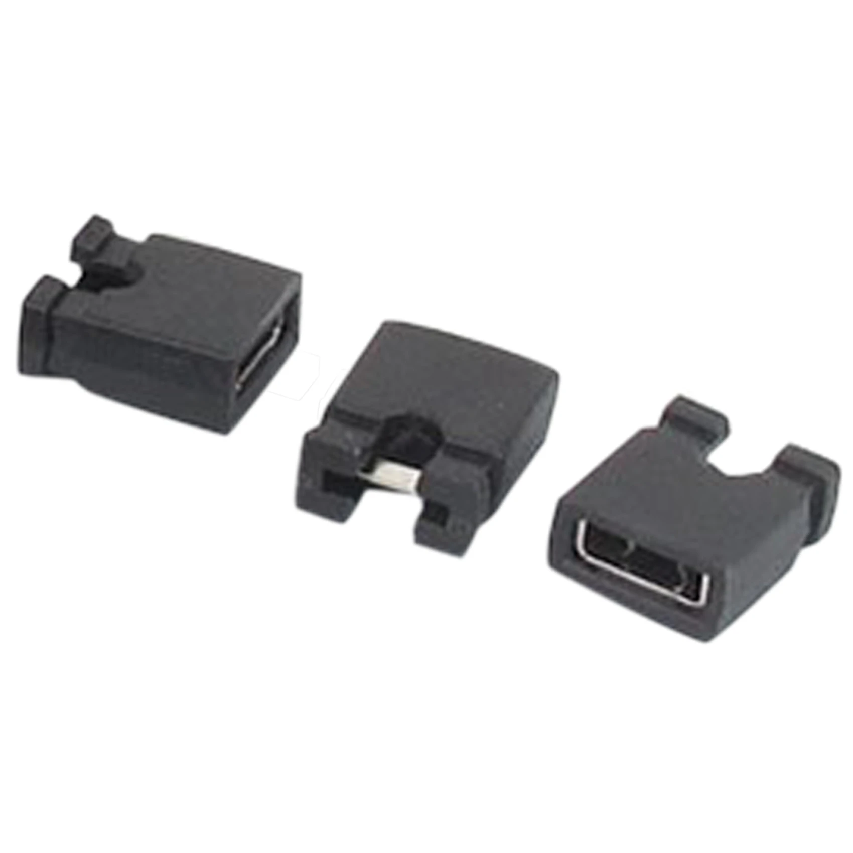 DT17 240 Pcs 2.54mm Standard PCB Shunts Short Mini for Jumper Cap Connector for Circuit Board Motherboard