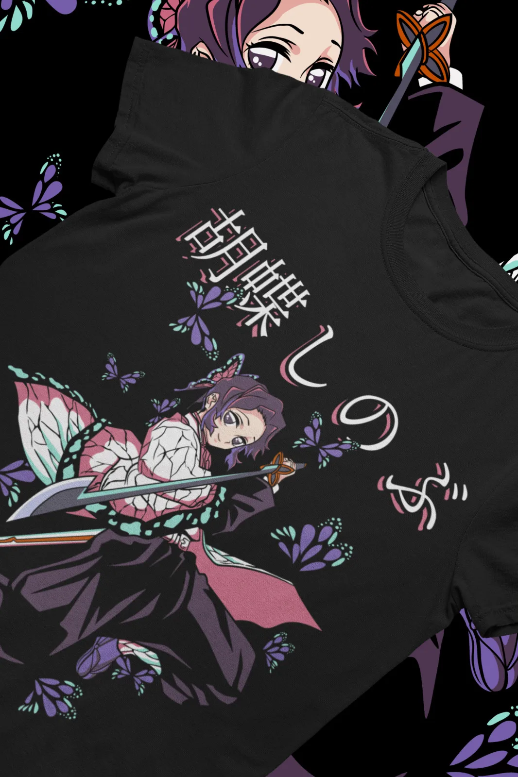 Shinobu Kocho Shirt, Insect Hashira Tshirt, Insect Pillar, KNY, Demon Slayer Tee