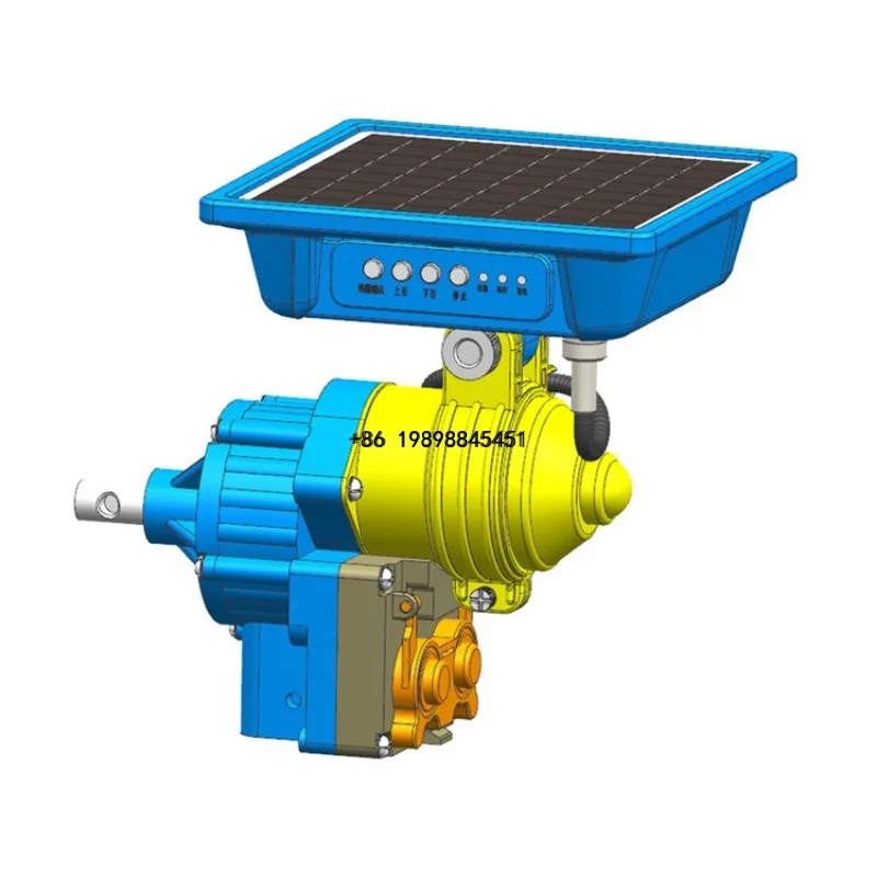 Solar Powered Greenhouse Film Winding Motor Automatic Roll Up System with Smart Control
