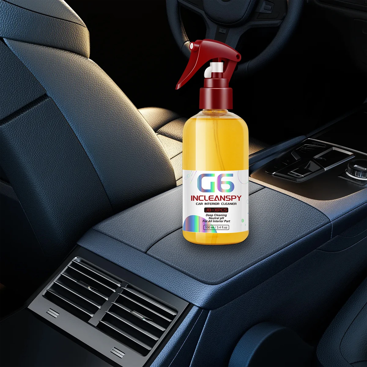 100ml Car Interior Leather Clean Multifunctional Foam Cleaner Strong Decontamination G6 INCLEANSPY
