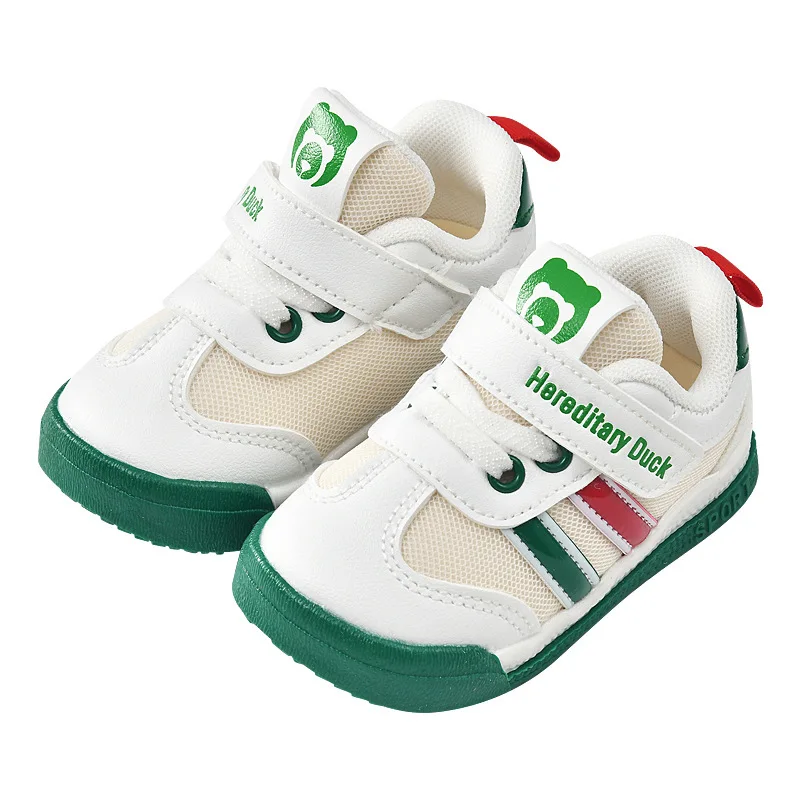 Spring Breathable Toddler Shoes Fashion Baby Boys & Girls Kids Air Mesh Sneakers Soft-Soled Anti-Slip Wear-Resistant Size15-22