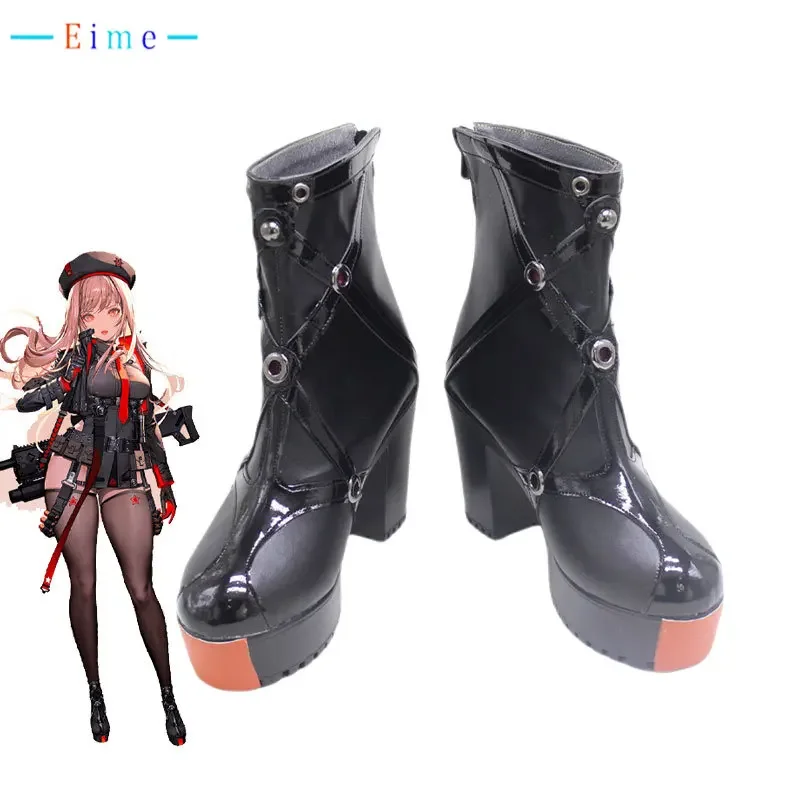 

NIKKE The Goddess of Victory Rapi Cosplay Shoes High Heel PU Leather Shoes Cosplay Prop Halloween Carnival Boots Custom Made