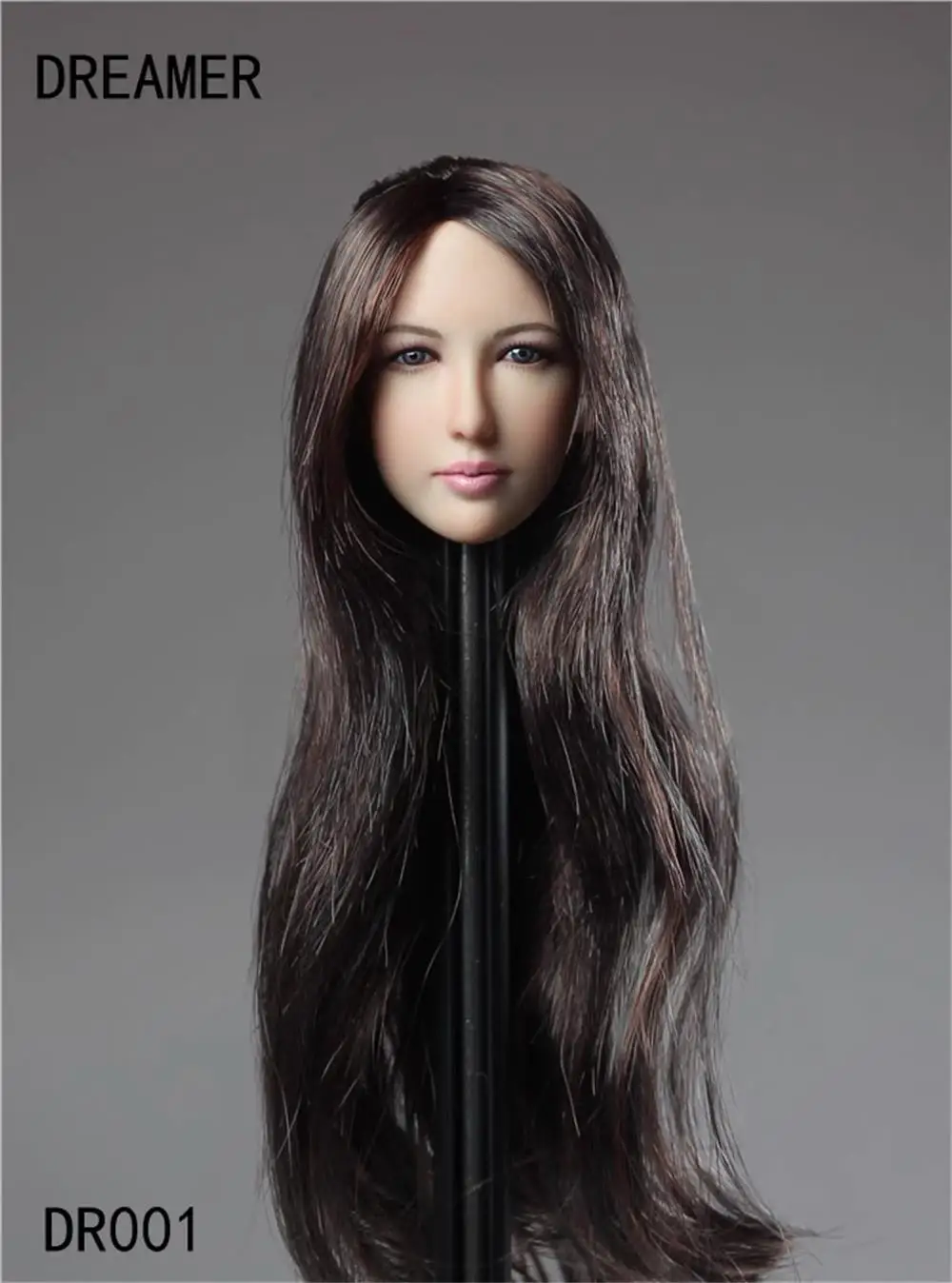 

1/6 DREAMER DR001 Asia Beauty Girl Zhu Xian Vivid Female Head Sculpture Carving with Long Hair For 12" TBL PH Action Figure DIY