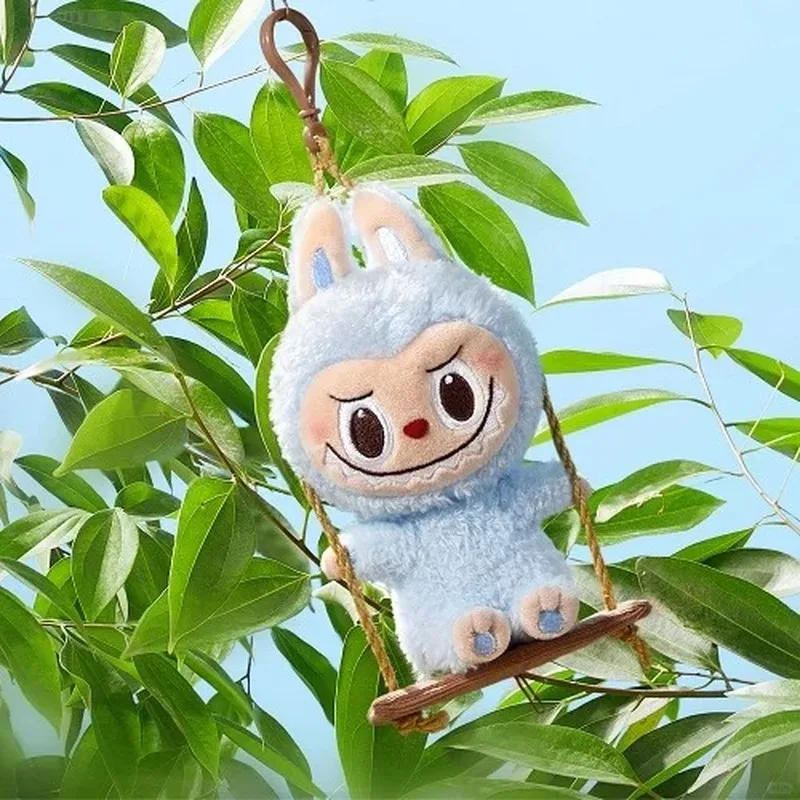 Labubu Woodworking Workshop Series Theme Park Limited Edition Swing Plush Pendant Surprise Mystery Box Labubu Doll Blind Box