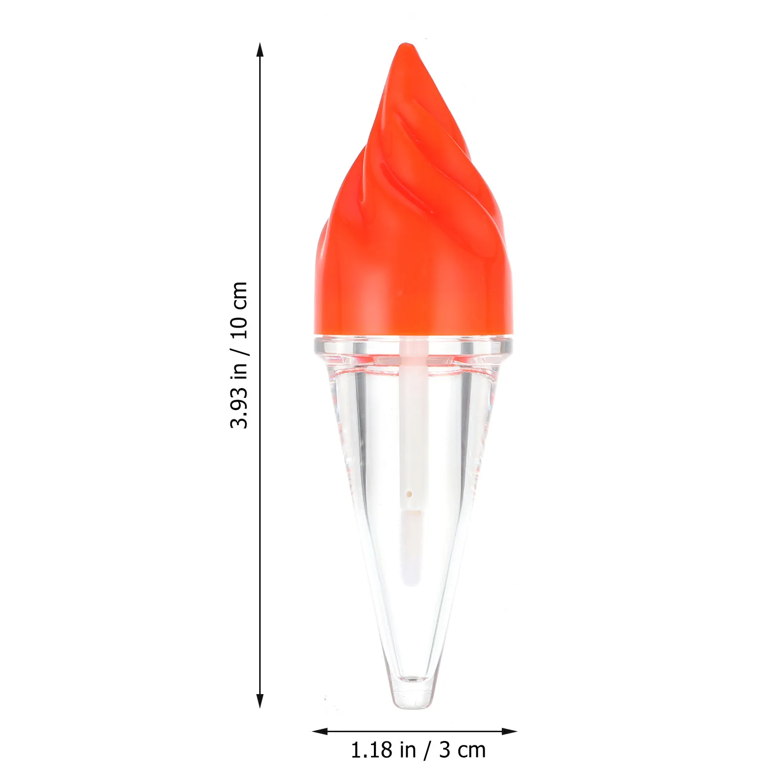 6Pcs Lip Gloss Tube Ice Cream Shape Compact DIY Container Travel Lipstick Holder Lip Balm Tube Lipstick Tubes