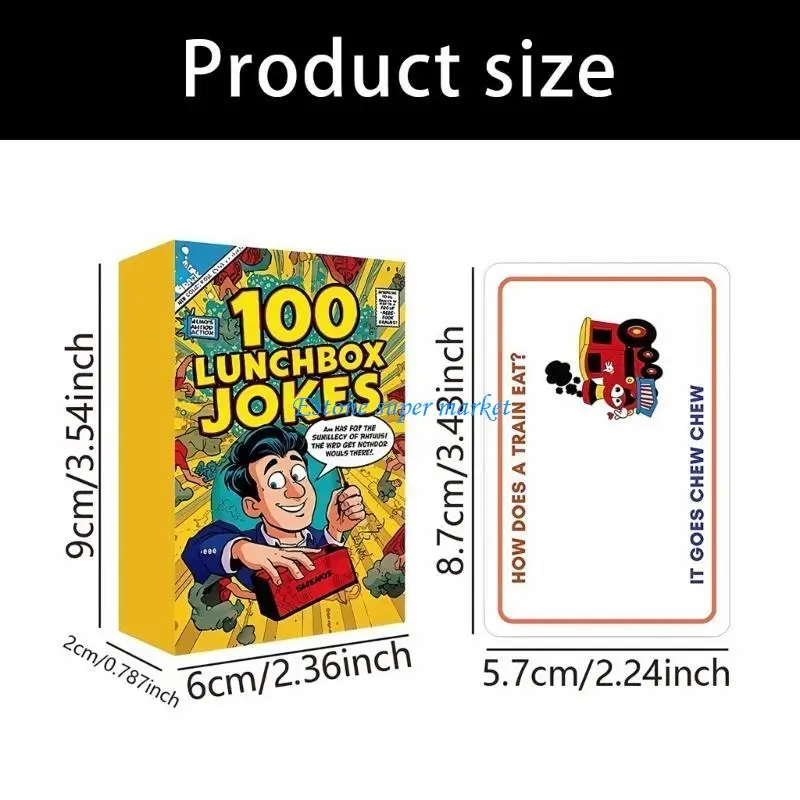 090B 100 قطعة بطاقة الفكاهة بطاقة دعائم النكتة العملية للحظة الترابط اليومية للضحك #6