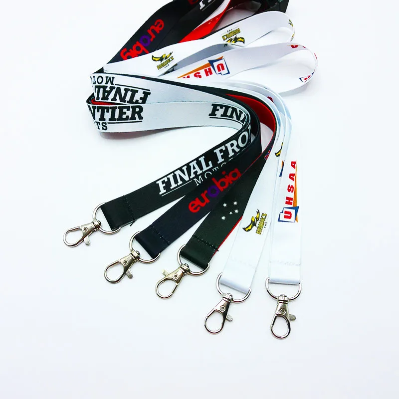Wholesale of Customized Lanyard Neck Rope Keychain Personal Printing Hanging Rope for ID Name Card Badge Holder