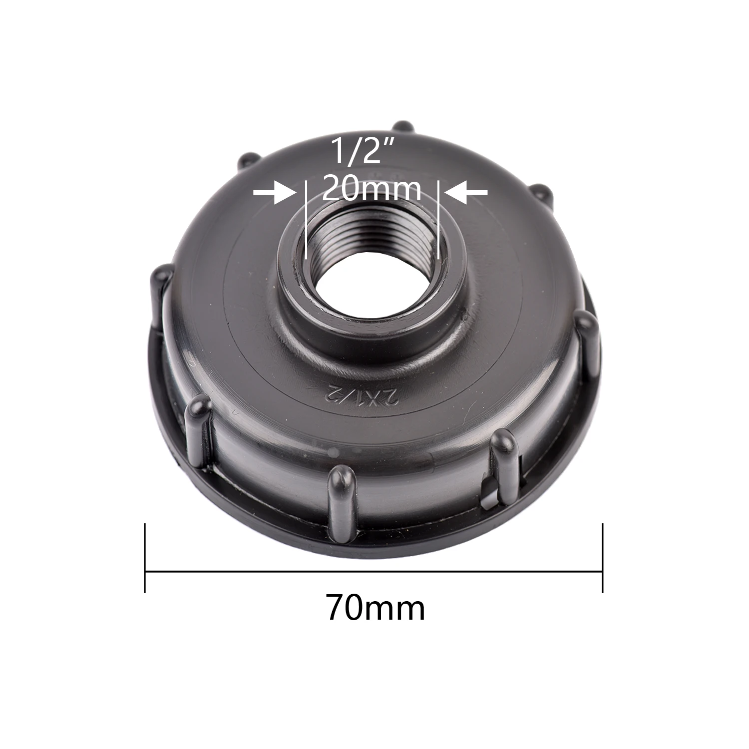 IBC Tank Tap Adapter Valve S60X6 Coarse Thread Garden Faucet 1/2 3/4\