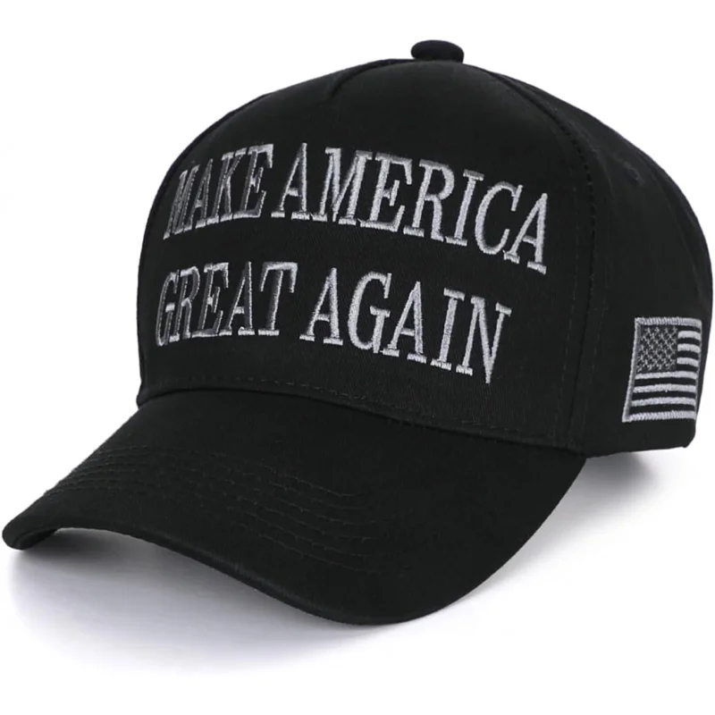 Trump MAGA Hat Make America Great Again Never Surrender Donald 2024 American Flag Baseball Cap