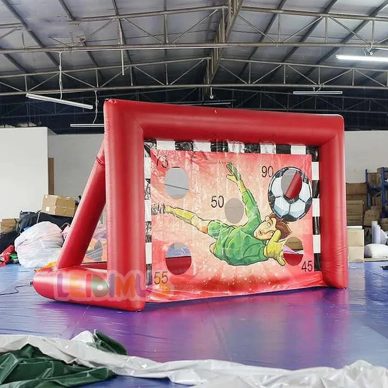 Outdoor Inflatable Soccer Shooting Gate Speed Cage Inflatable Batting Cage for Inflatable Football goal