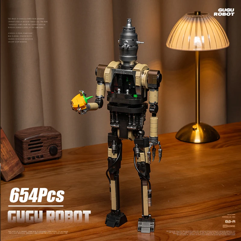 

Creative 654Pcs GUGU Robot Building Blocks City Star Space Fighter Warrior War Collection Figures Bricks Toys For Children Gift