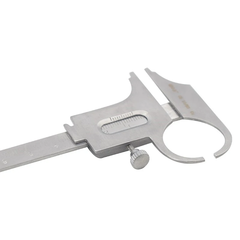 Stainless Steel Dental Sliding Vernier Caliper Orthodontic Materials Technician Ruler Teeth Gauge for Dental Lab Jewelry