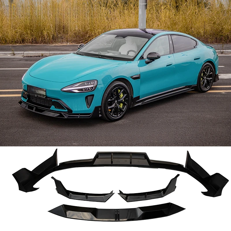 

For Xiaomi SU7 MC Sport Front and Rear Bumper Lips Diffuser Side Skirt Tail spoiler Body Modification Accessories 2024 2025