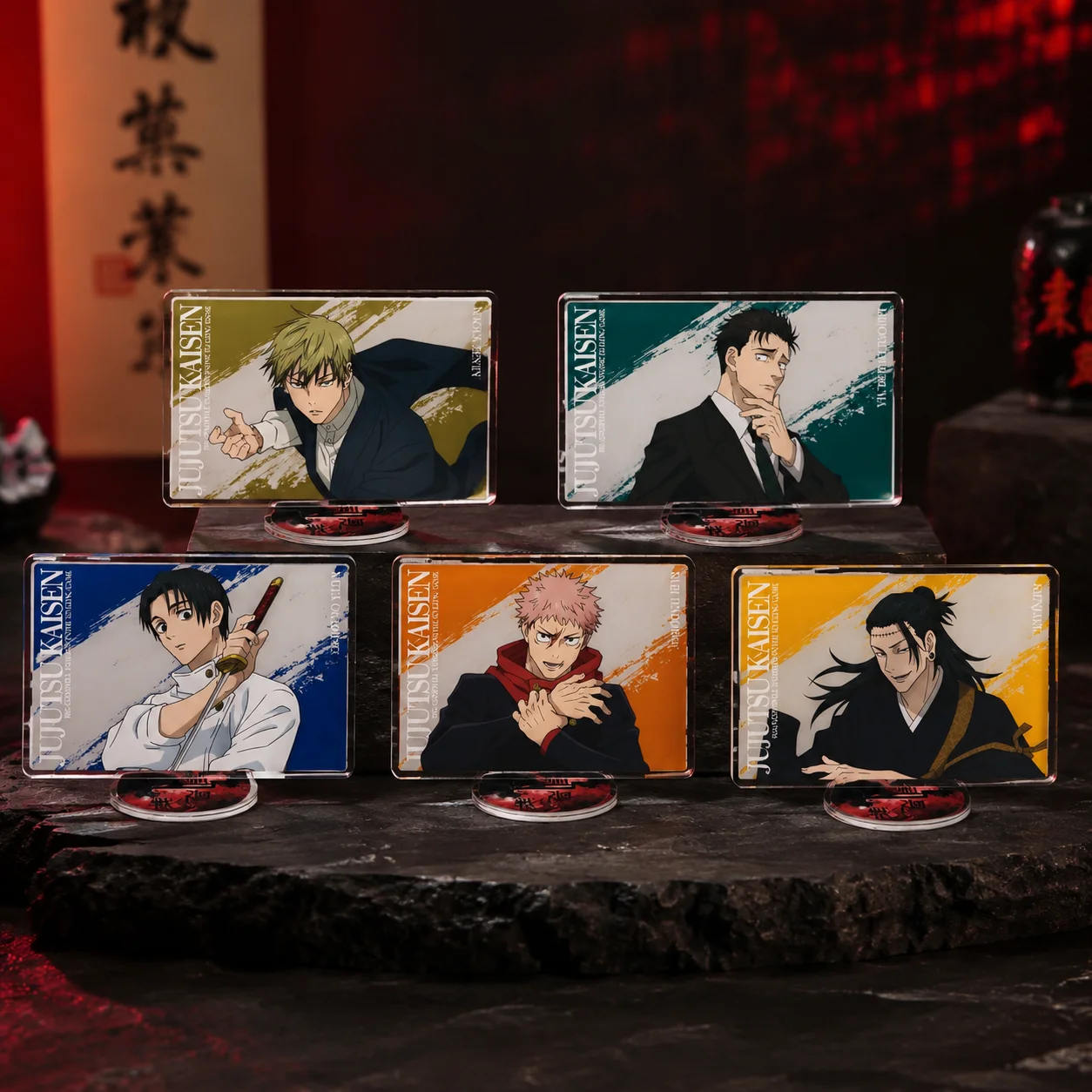 Jujutsu Kaisen 13cm Anime Acrylic Stand Tabletop Decorations Fushiguro/Getou Accessories Decor Gifts Exquisite Products Keychain