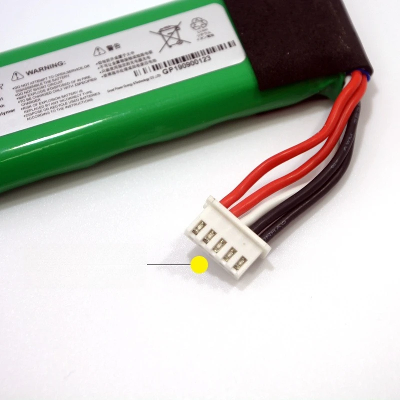 3.7V 3000mAh for JBL Flip 4 Kaleidoscope Bluetooth Speaker Battery GSP872693 01 Rechargeable Battery with Battery  Life view 3