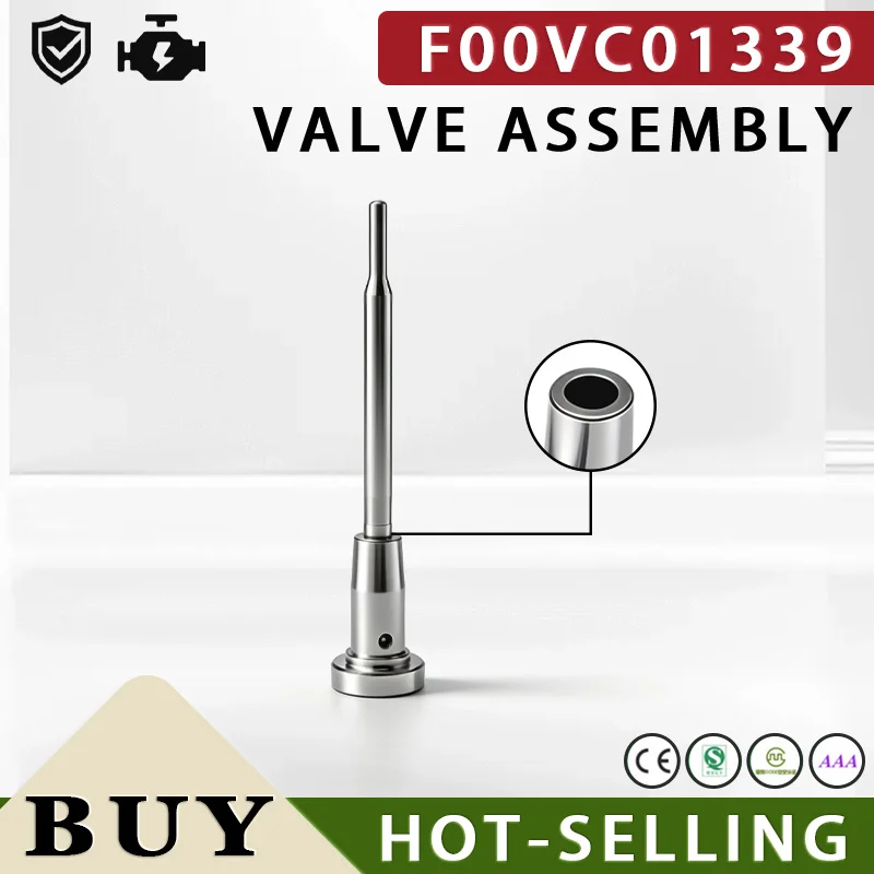 F00VC01339 Common Rail Injector Control Valve Assembly For Diesel Injector oil Injection Replacement Repair Part  YI0833