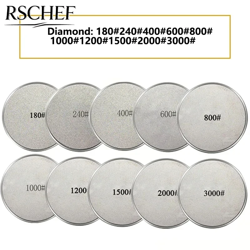 240/400/600/1000# Suitable for Roller Sharpeners Household Diamond Stone Strong Magnetic Knife Sharpening Tool with Magnet Hot