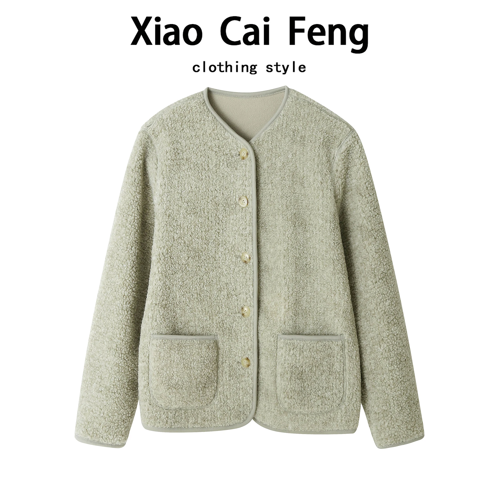 Korean Style Short Plush Jacket Women's Casual Autumn Winter New 2025 Popular Warm Lamb Fur Coat Ladies Fashion Trend