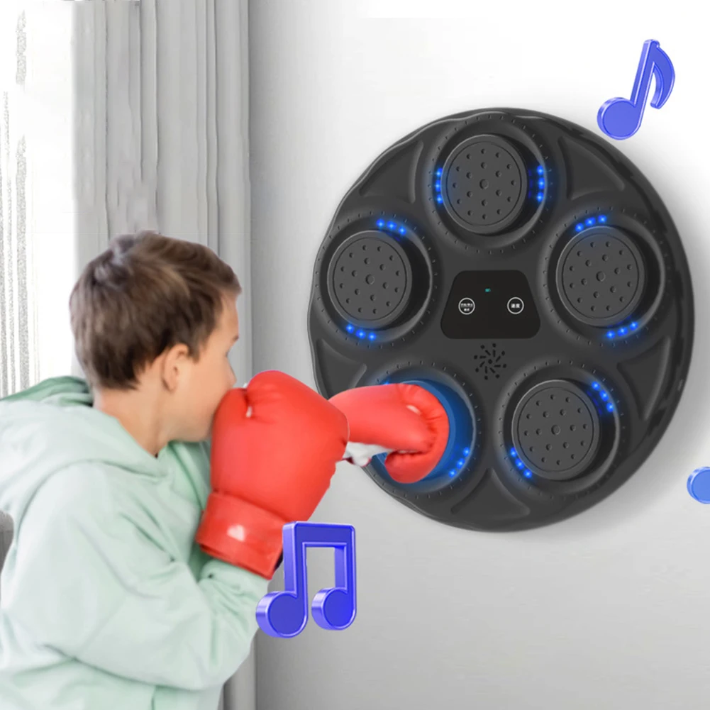 

Smart Music Boxing Machine with LED Lights For Kids Adults Wall Hanging Sanda Sandbag Wall Target for Boxing Sports Equipment