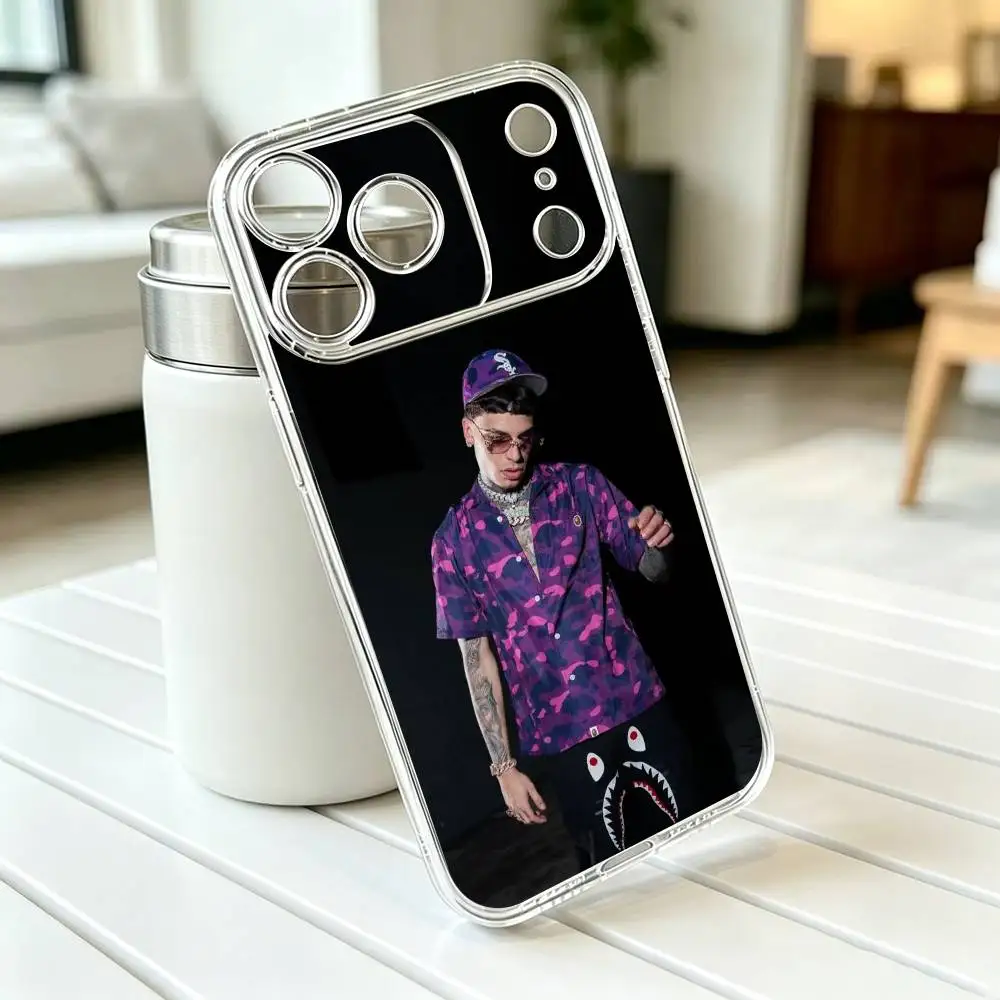 L-Luar La L Cool R-Rapper  Phone Case Transparent Silicone Soft For iPhone 17 16 15 14 13 12 11 Mini Pro Max Plus Gift