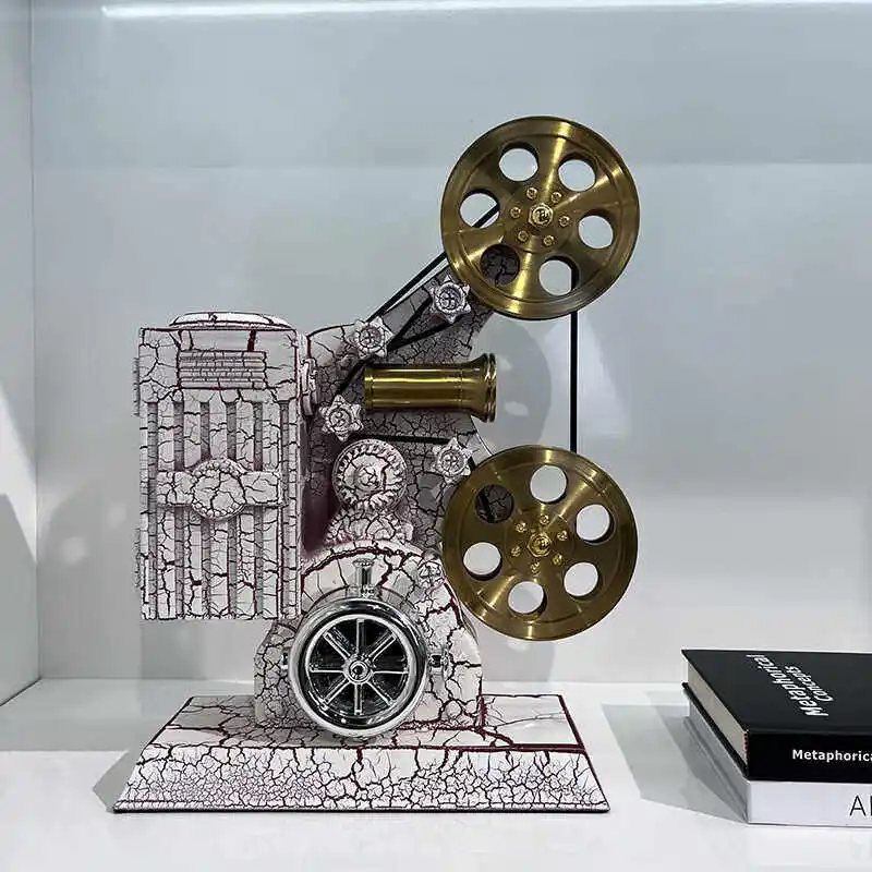 Vintage vintage movie projector model props B&B ornaments clothing store window display decoration objects