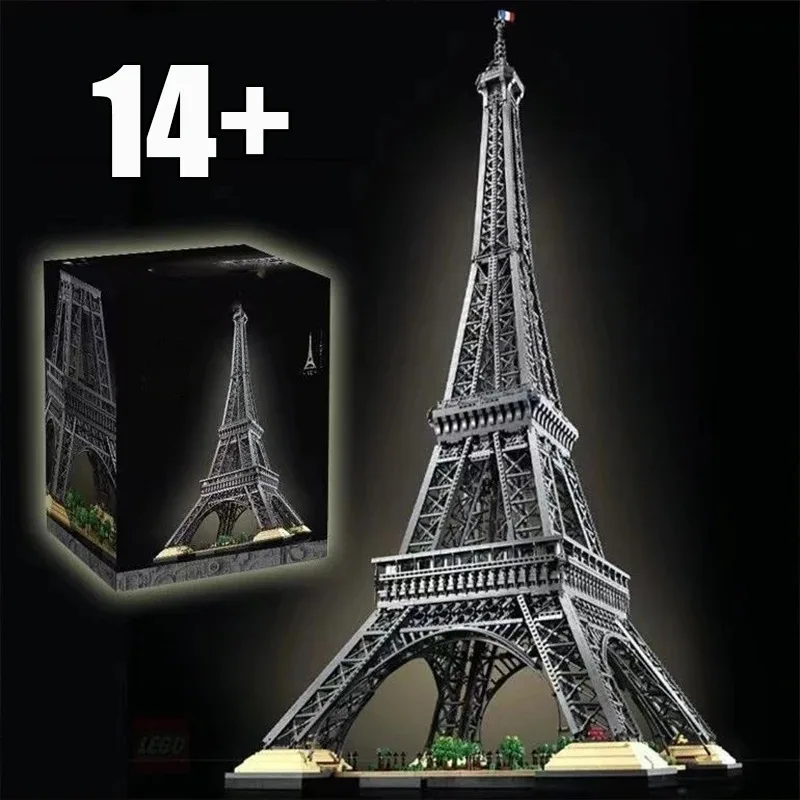 

10001Pcs Eiffel Tower Building Blocks 1.5M 10307 Tall Model Bricks PARIS Architecture for Birthday Kids Gifts