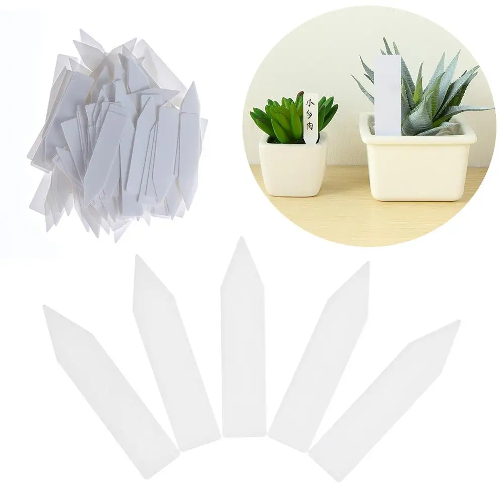 100Pcs Mini Classification Marker Waterproof Seeds Nursery Pot Seedling Tags Plants Label Garden Tools
