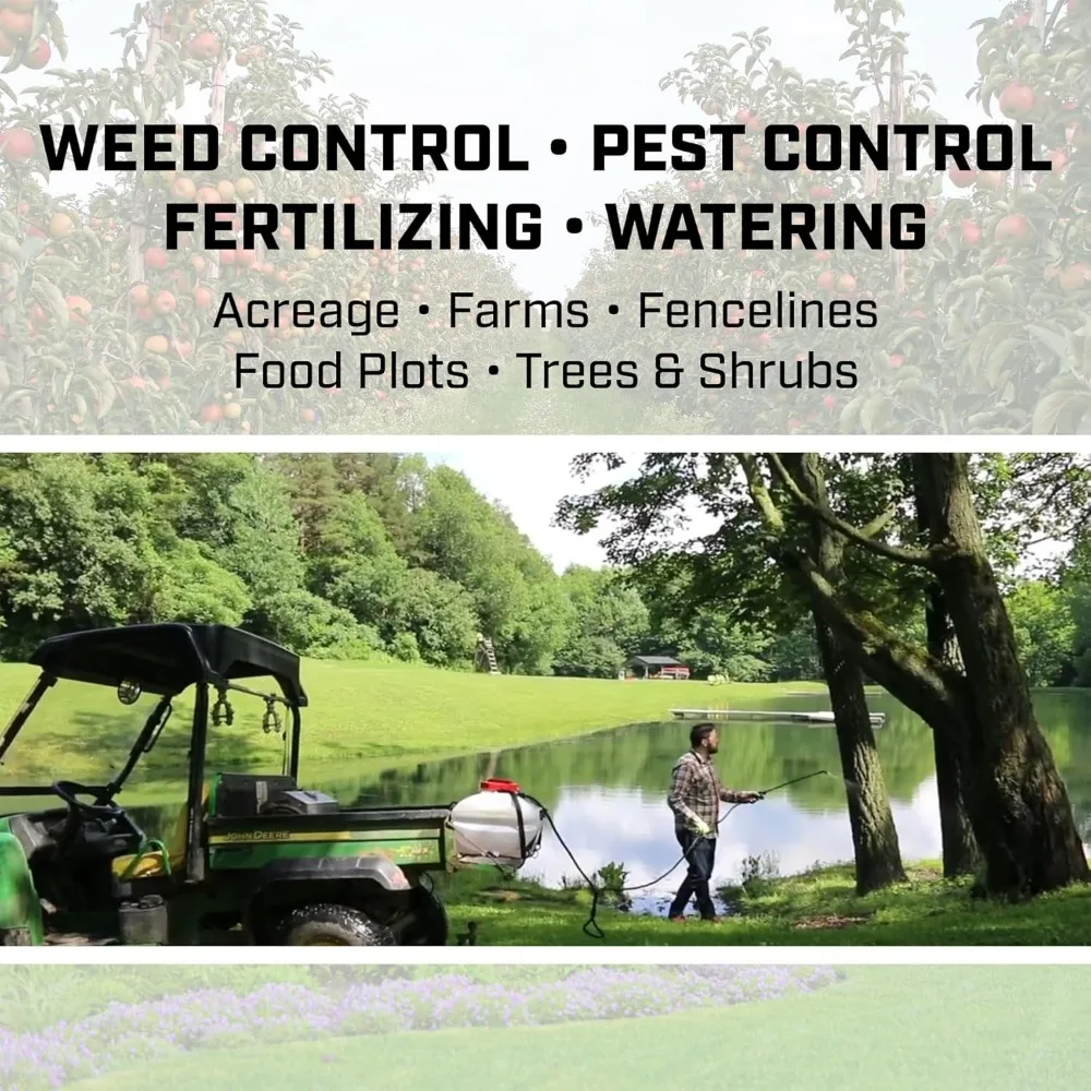 بخاخ ATV/UTV متعدد الأغراض مصنوع من سعة 25 جالون 2.5 جالون في الدقيقة 12 فولت ديلوكس EZ Mount متعدد الأغراض للحديقة والحديقة واستخدام المزرعة