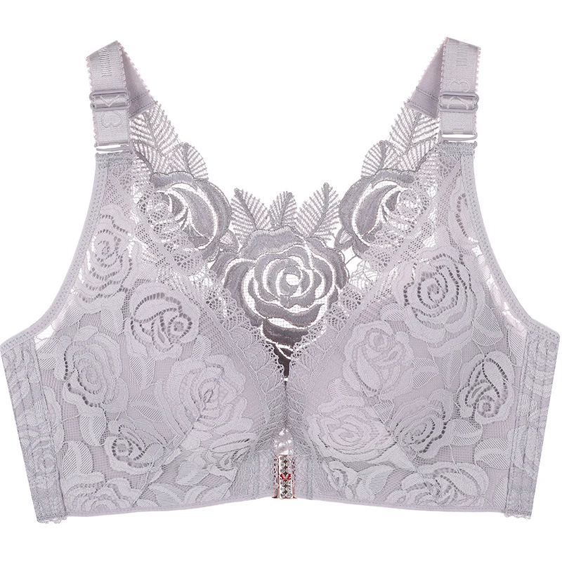 2026 Floral Secrets Comfort Rose Bra Front Closure Rose Lace