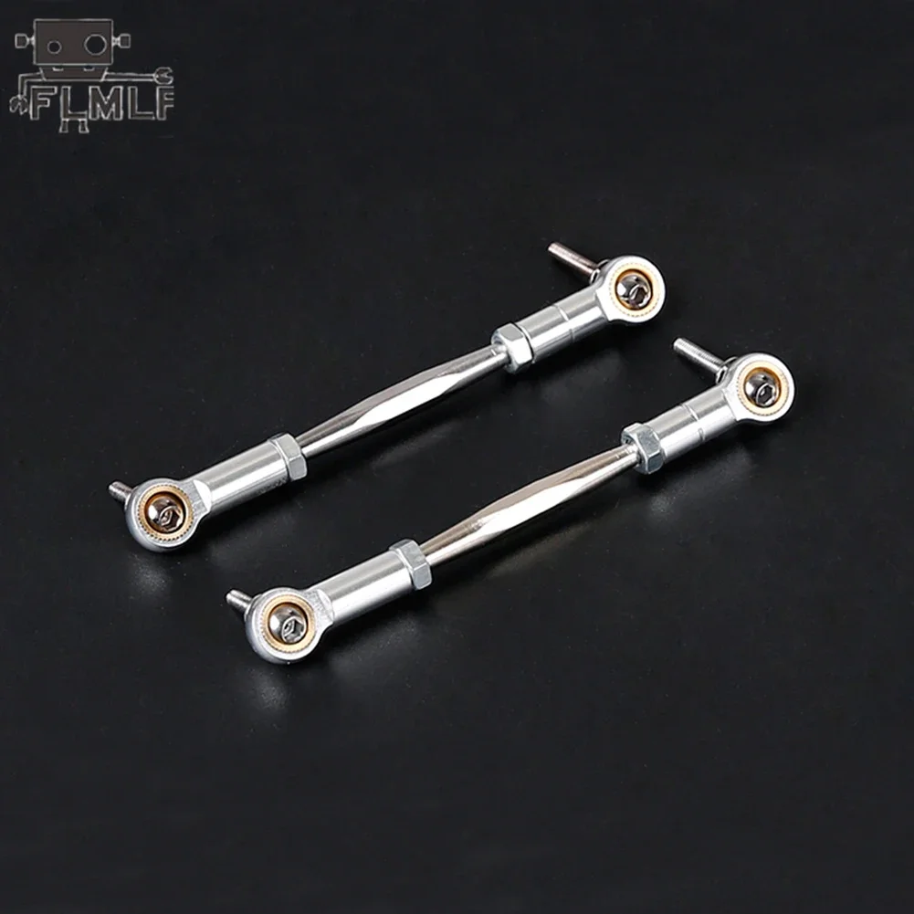 Kit de ligação de direção de metal cnc para carro rc, para 1/5 hpi rofun rovan king motor baja 5b 5t 5sc peças de caminhão