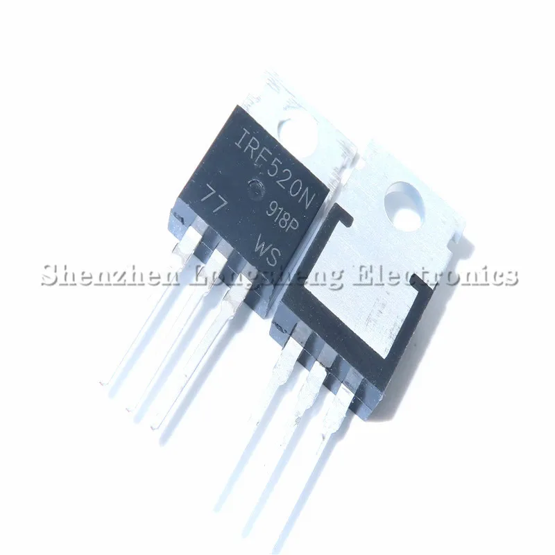 10PCS/LOT New stock IRF520 IRF520N IRF520NPBF TO-220 100V 9.7A FET In Stock