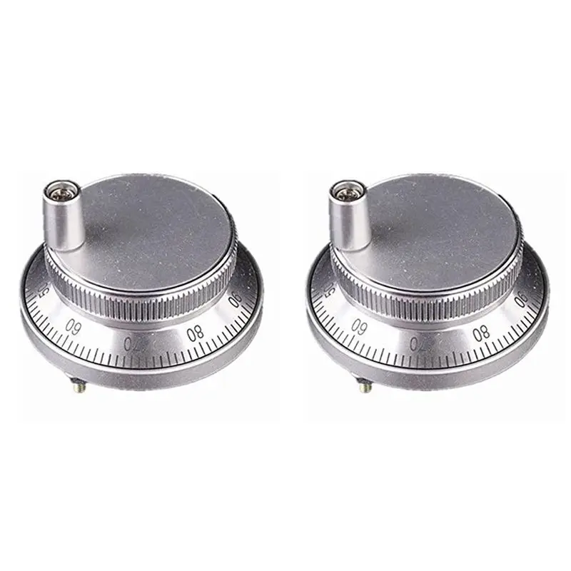 RABIT AS59~ 2X 100Ppr 4-Terminal Electronic Handwheel Manual Pulse Encoder 5V-24V Cnc System Hand Pulse Lathe Hand Crank