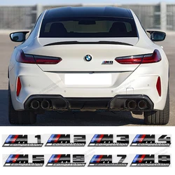 ABS Silver Glossy Black M1 M2 M3 M4 M5 M6 M7 M8 COMPETITION Emblem for BMW Thunder Edition Car Trunk badge logo Sticker Styling