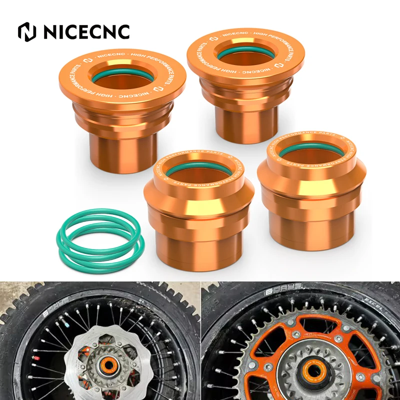 

For KTM 2024 EXC 300 EXC 250 EXCF 350 EXC 450 XCW XCWF 22MM Front Rear Wheel Spacer Hub Collars SX 125 SXF 250 SXF 450 2023-2024