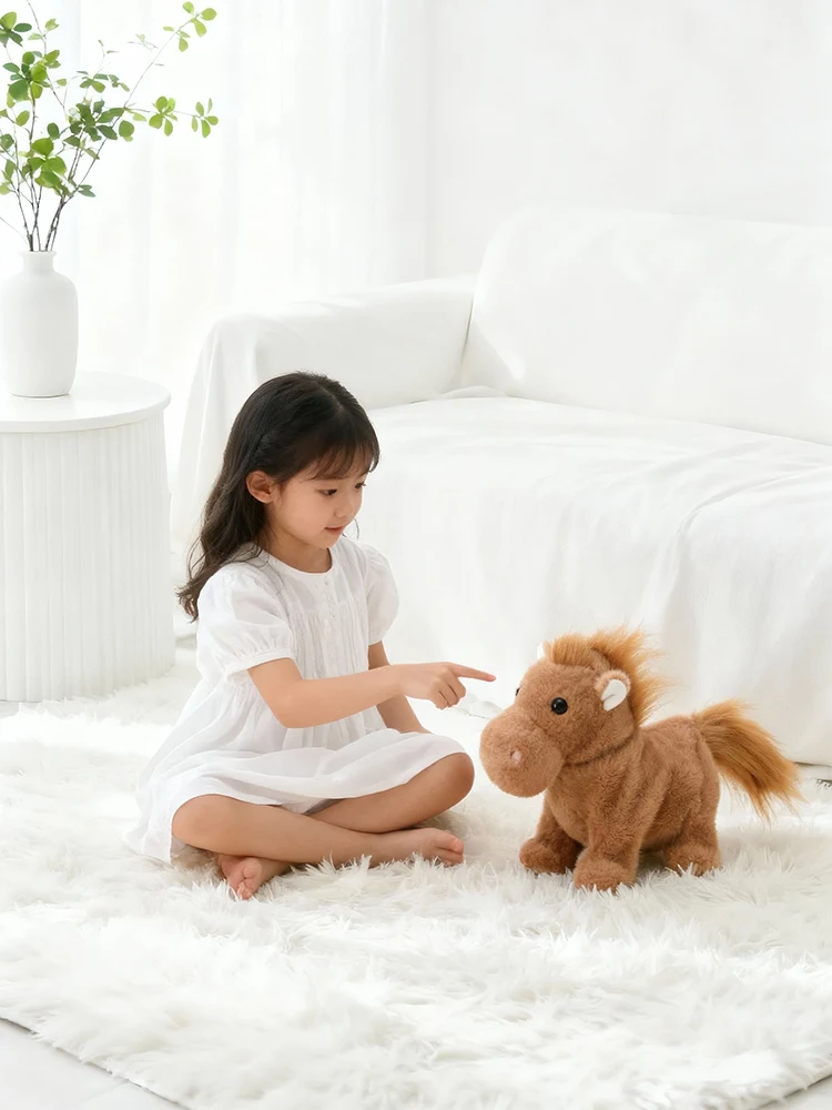 الركض الحصان والكلب: رفقاء المكاتب الناعمة والممتعة، هدايا مثالية للعطلات وديكور المنزل #6