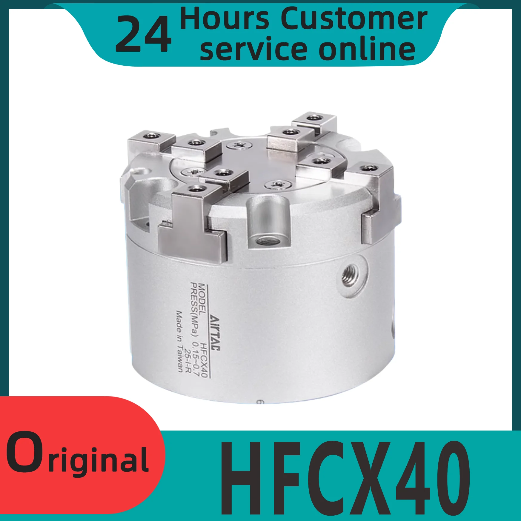 

Brand new original pneumatic finger cylinder HFCX40 HFCX50 HFCX63