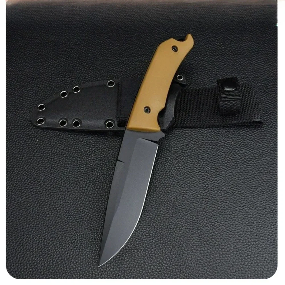 KB 7503 سكين شفرة مثبتة مع 9Cr13Mov شفرة ألياف النايلون مقبض التكتيكية الدفاع جيب EDC سكين تخييم صغير نزهة سكين