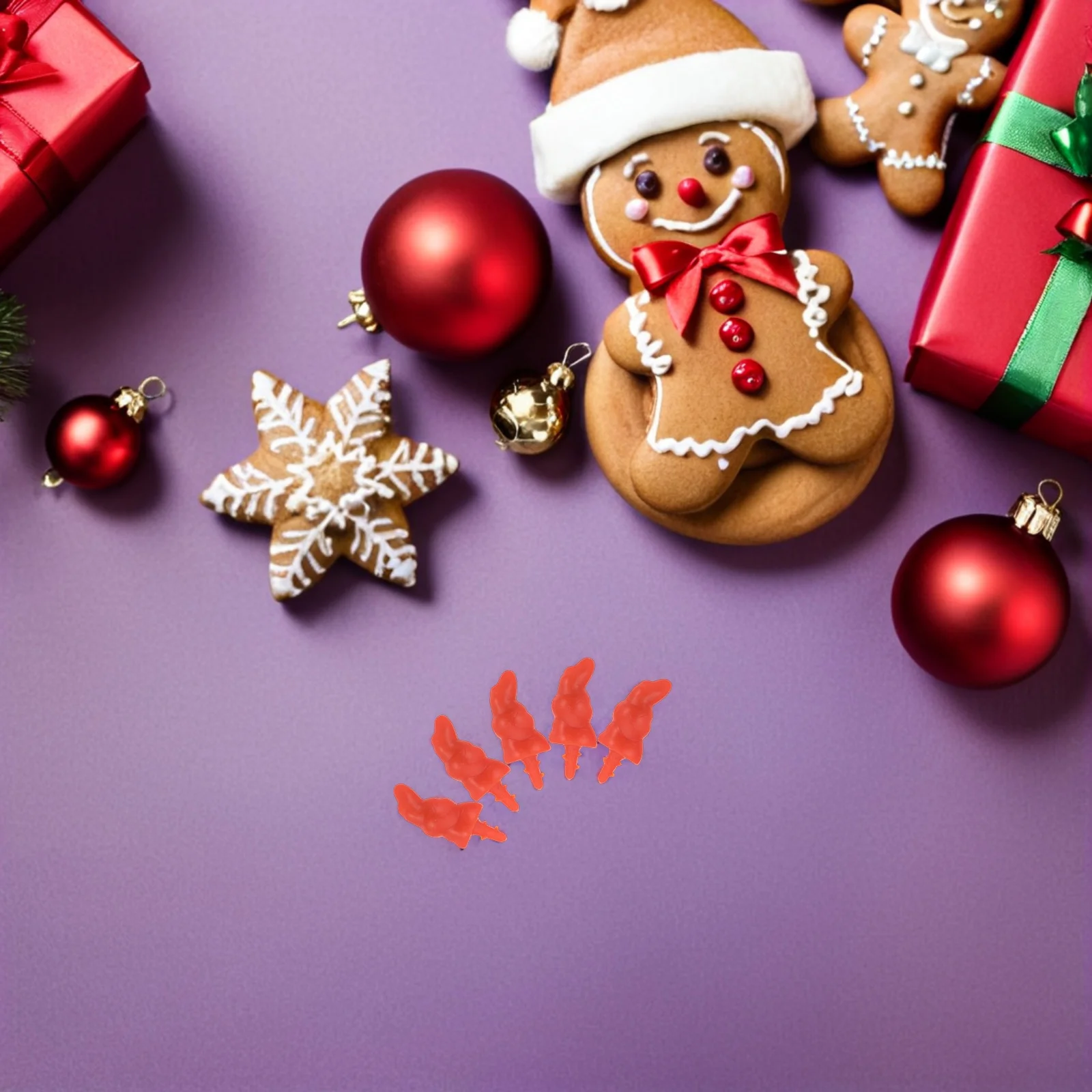 

80Pcs Snowman for Crafts Orange-Red Mini Plastic Carrot Nose Christmas DIY Winter Ornaments Supplies Holiday Snowman