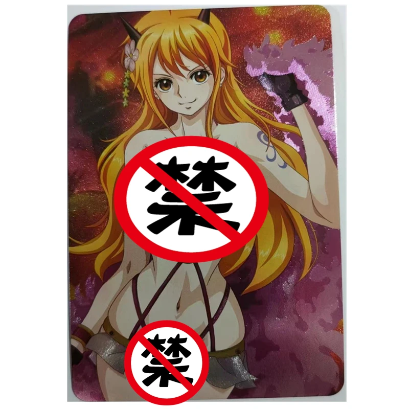 

1 шт./компл. DIY скрытая аниме-карта ONE PIECE Nami серии ACG сексуальная телесная карта игрушка подарок игра домашние аниме-коллекционные карты комиксов