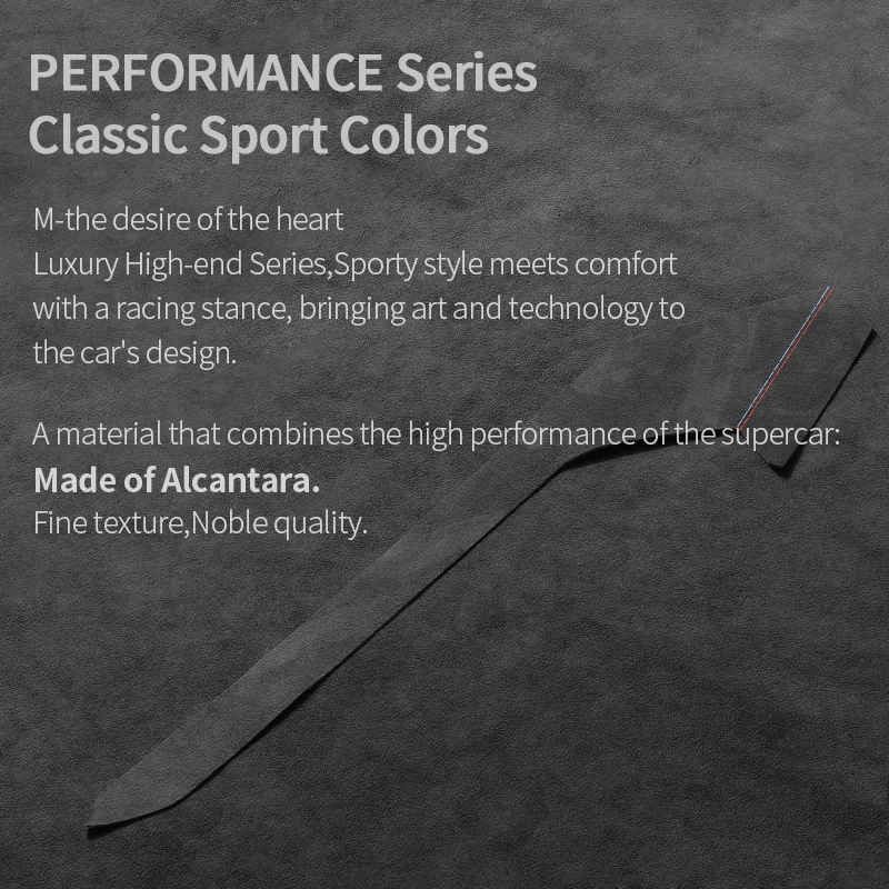 Made of Alcantara For BMW X3 X4 Center Console Instrument Dashboard Decorative Trim Sticker Car Interior Tuning Accessories