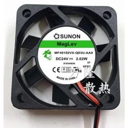 New Cooling Fan for SUNON MF40102VX-Q03U-AA9 24V 2.02W 4cm Industrial Inverter Fan 4010 40x40x10mm