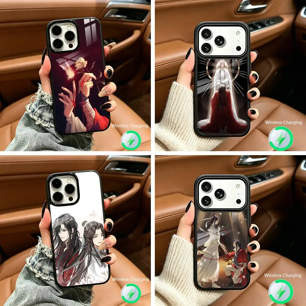 

Heaven Official's Blessing-Hua Cheng and Xie Lian Phone Case For IPhone17 16 15 14 13 12 Pro Max Wireless Charger Cover Funda