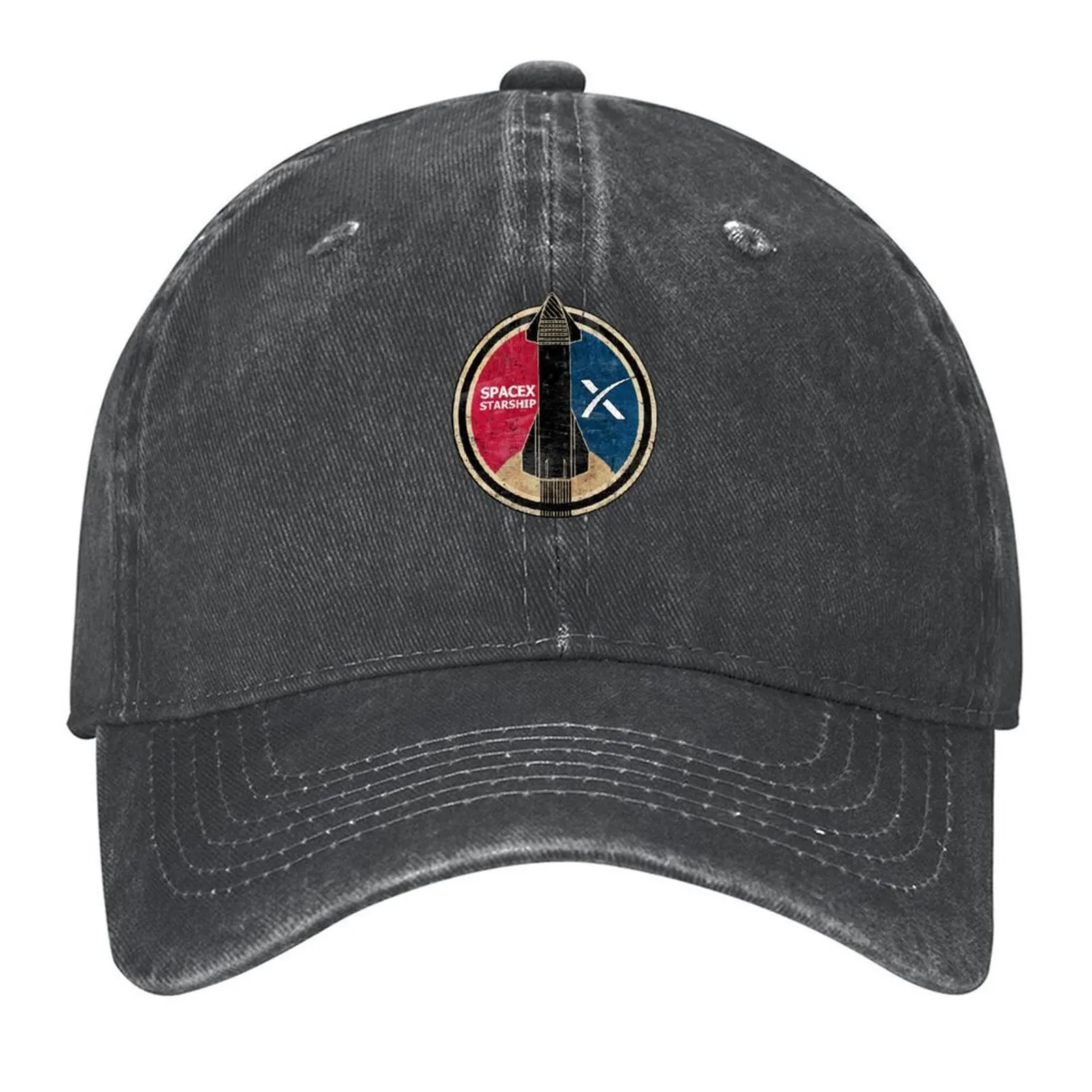 

SpaceX Starship Badge Baseball Cap summer hat foam party Hat golf hat genuine Unique hats Designer Man Women's