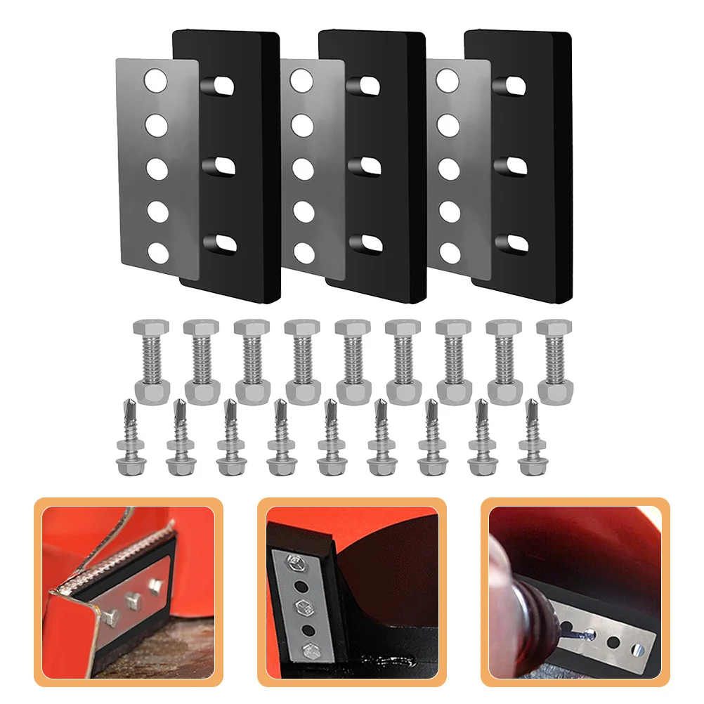 

3Sets Snow Blower Impeller Part Sturdy Replacement Kit Professional Accessory Convenient Installation Enhance