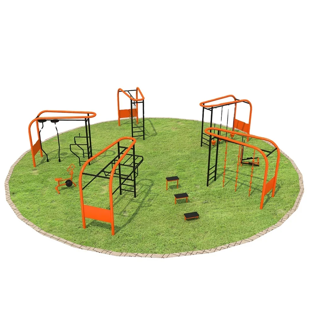 2026 Outdoor Circuit Fitness Machine Public Park Comprehensive Training Equipment