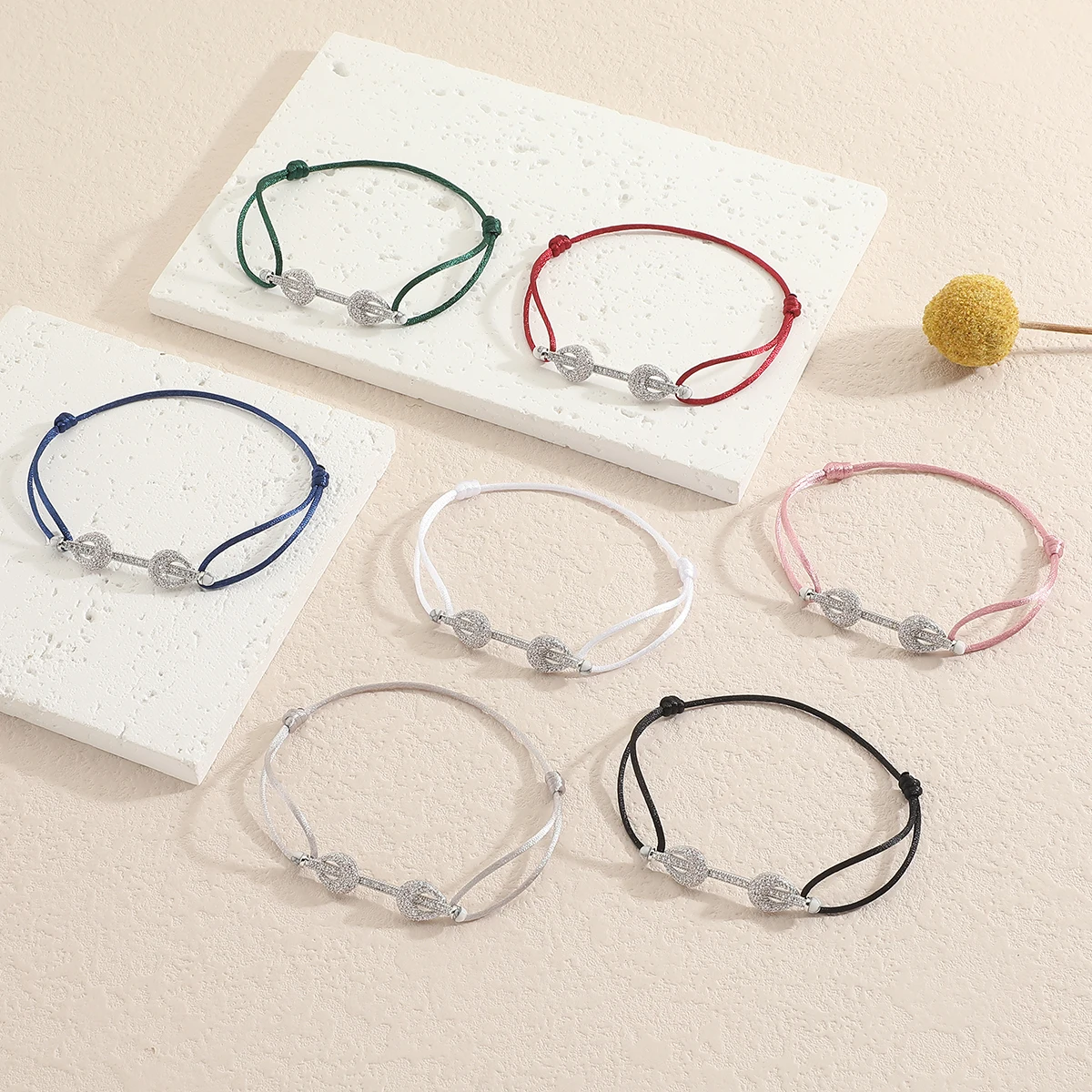 Fashion Sweet New Adjustable Rope Bracelet for Women Cute Bracelet Daily Wear Wedding Party Jewelry