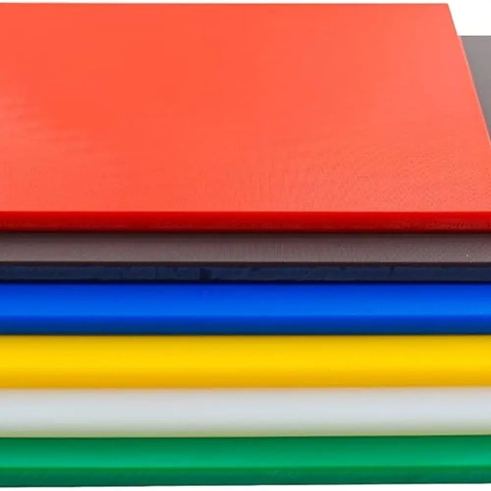 مجموعة ألواح تقطيع بلاستيكية متعددة الألوان معتمدة من NSF، مقاس 20 × 15 × 0.5 بوصة، 6 عبوات للاستخدام في المطبخ #2