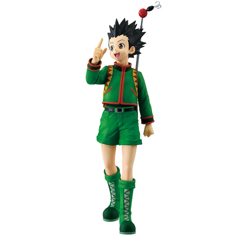 In Stock Bandai hunter×hunter Ichiban KUJI GON·FREECSS Killua Biscuit Hisoka Anime Figure Collectible Model Toys Gifts