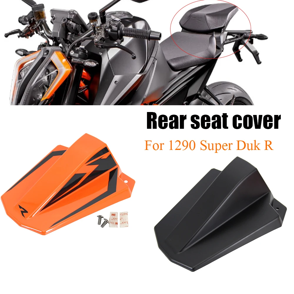 

Motorcycle Rear Seat Cover Cowl Fairing Pillion For 1290 Super Duke R 2020 2021 Accessories Orange Black